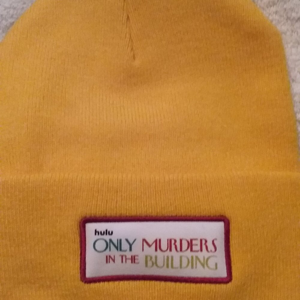 Selena Gomez styled ''Only Murders In The Building'' knitted cap